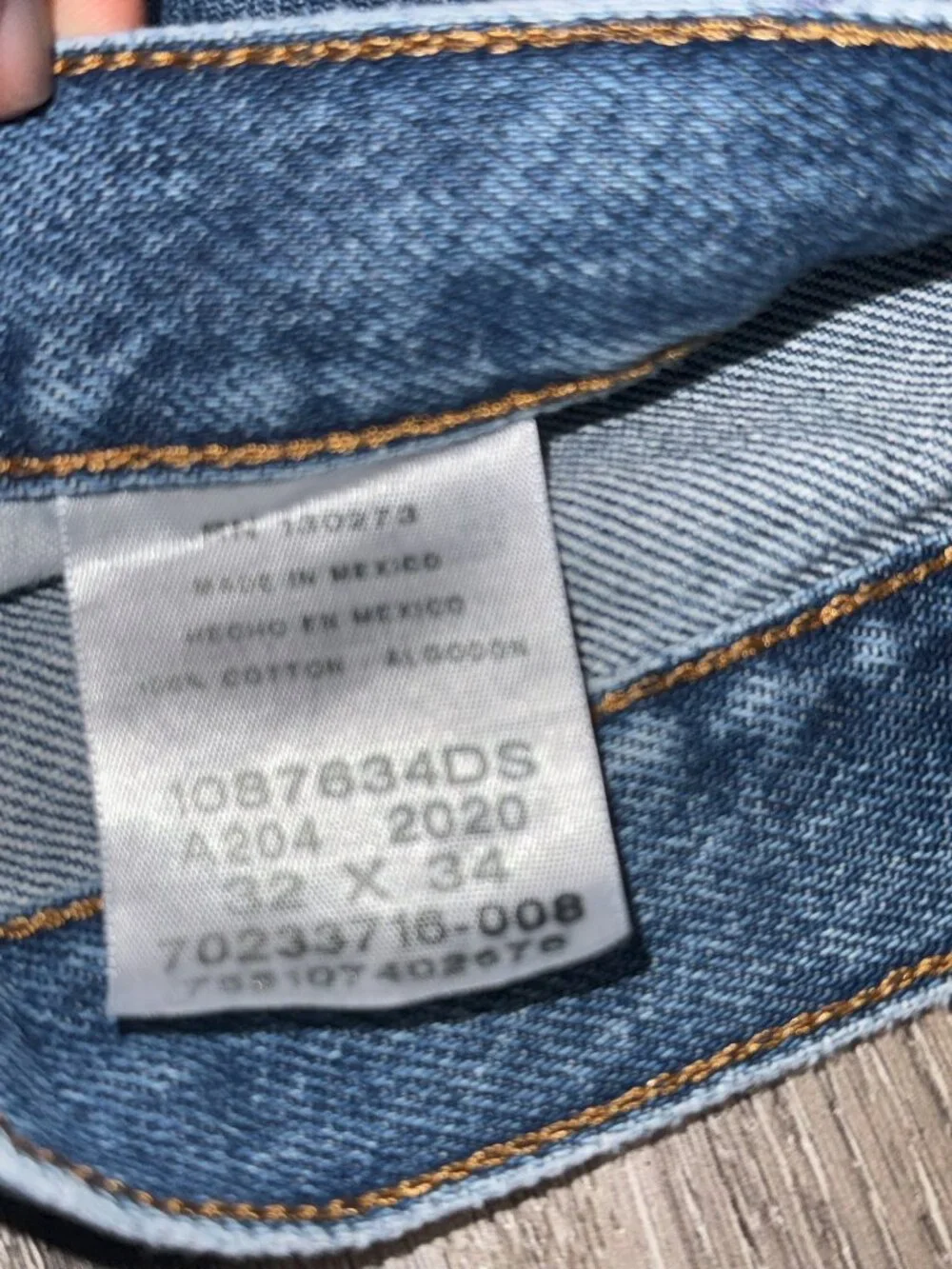 Wrangler Rustler Jeans Mens 32x34 Straight Leg Med Wash Denim Workwear